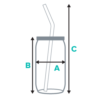 Size Image 1 for Glas Dosenform