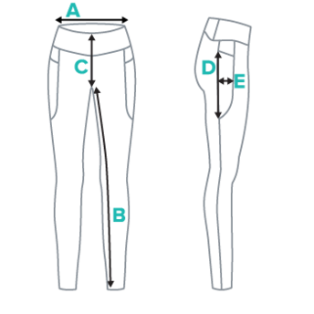 Size Image 2 for Leggings