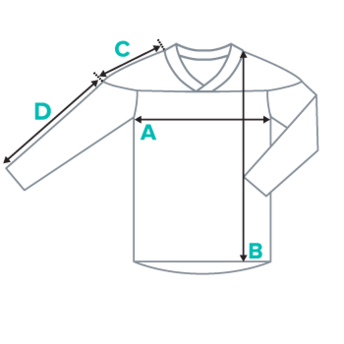 Size Image 2 for Hockey-Trikot