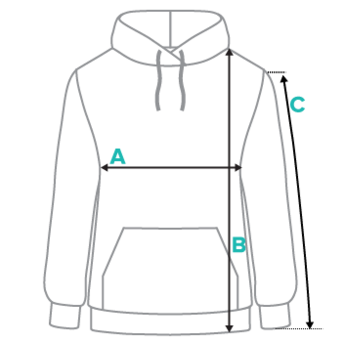 Size Image 2 for Hoodie AOP