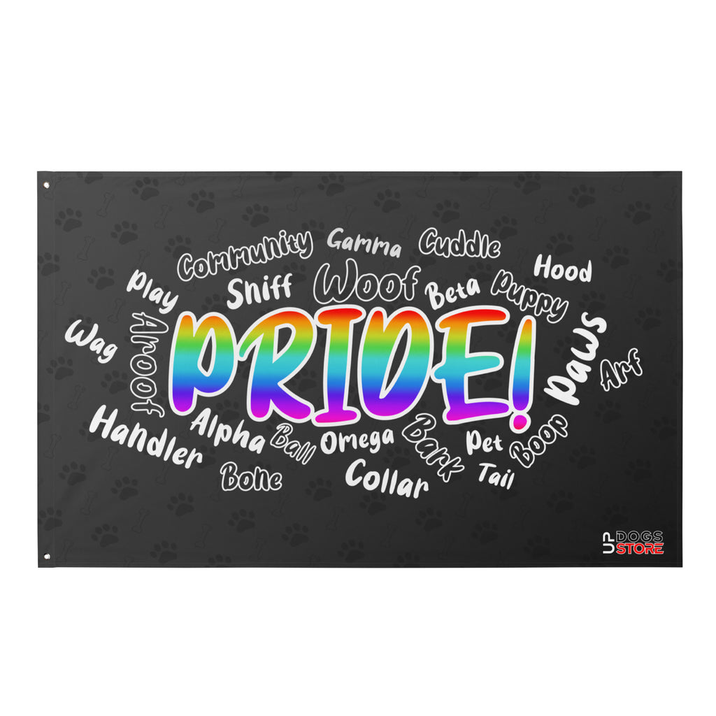 PRIDE! Woof Cloud - Flagge