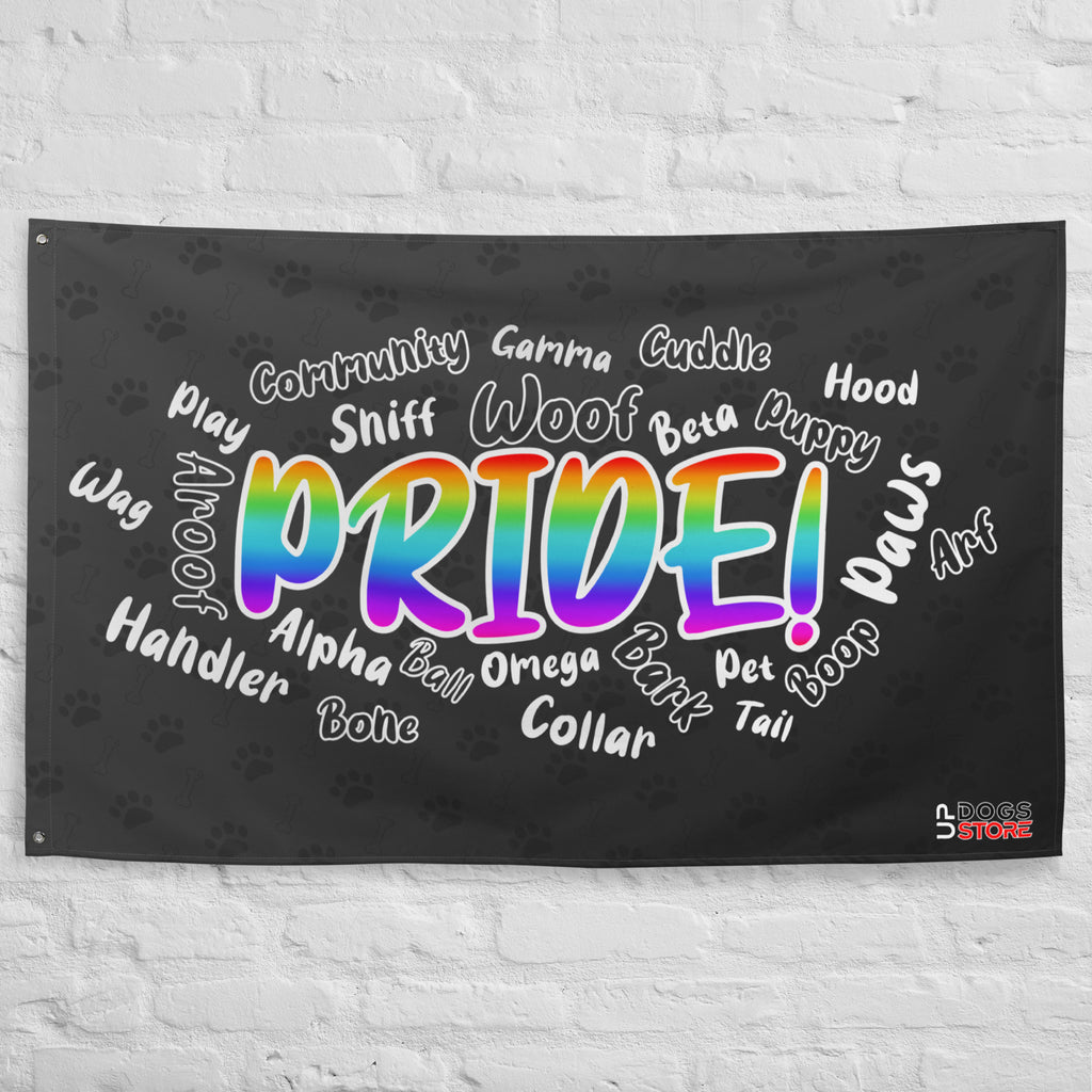 PRIDE! Woof Cloud - Flagge