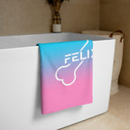 Colorful Vibes - Personal Bone / Bath Towel / Customize