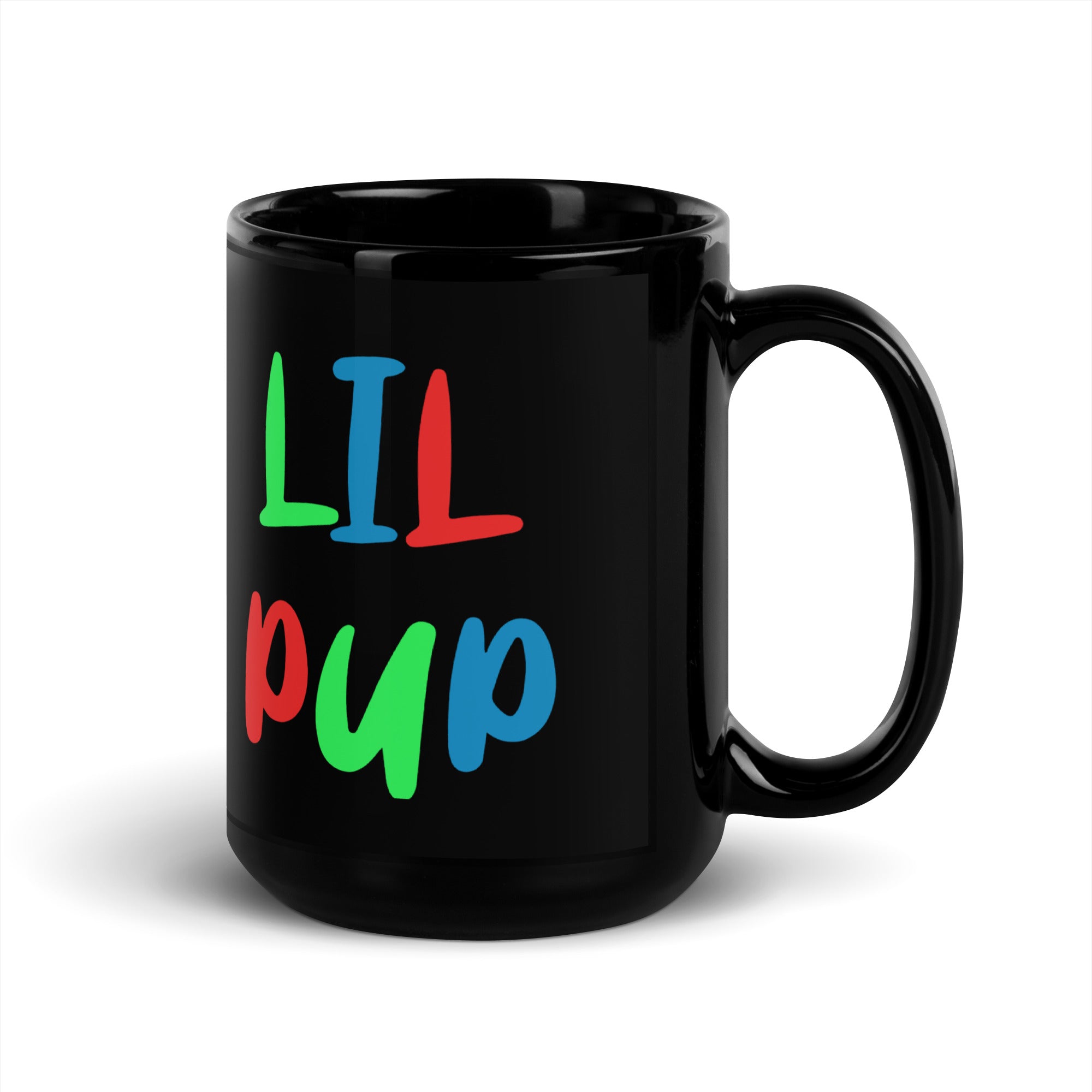 Lil Pup - Tasse - Customize – Farbe: Schwarz, Größe: 15 oz