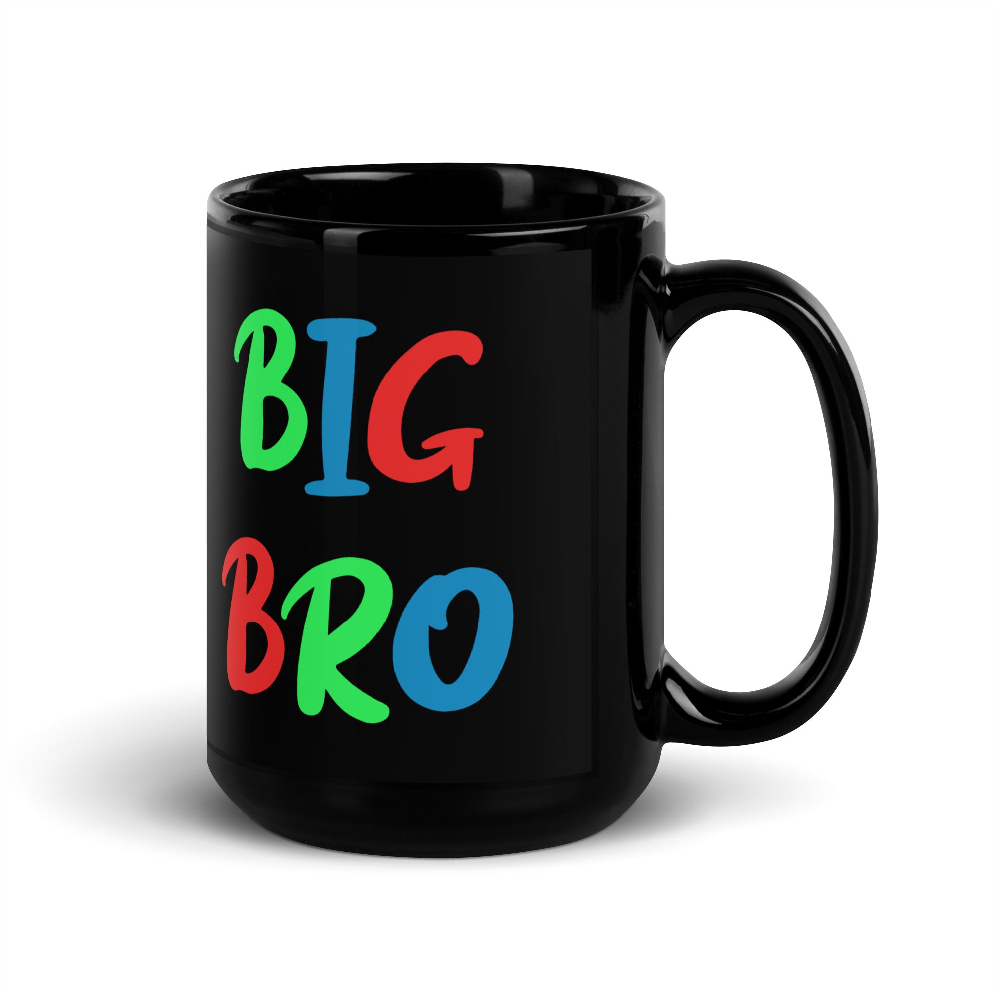 Big Bro - Tasse - Customize – Farbe: Schwarz, Größe: 15 oz