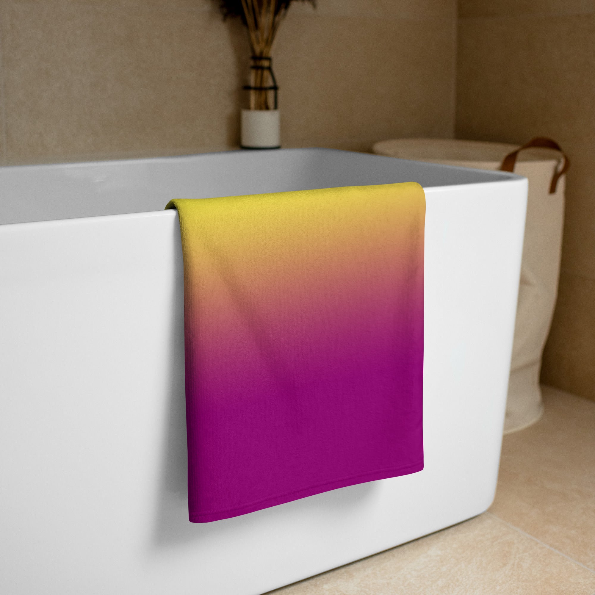 Colorful Vibes - Badetuch - Customize