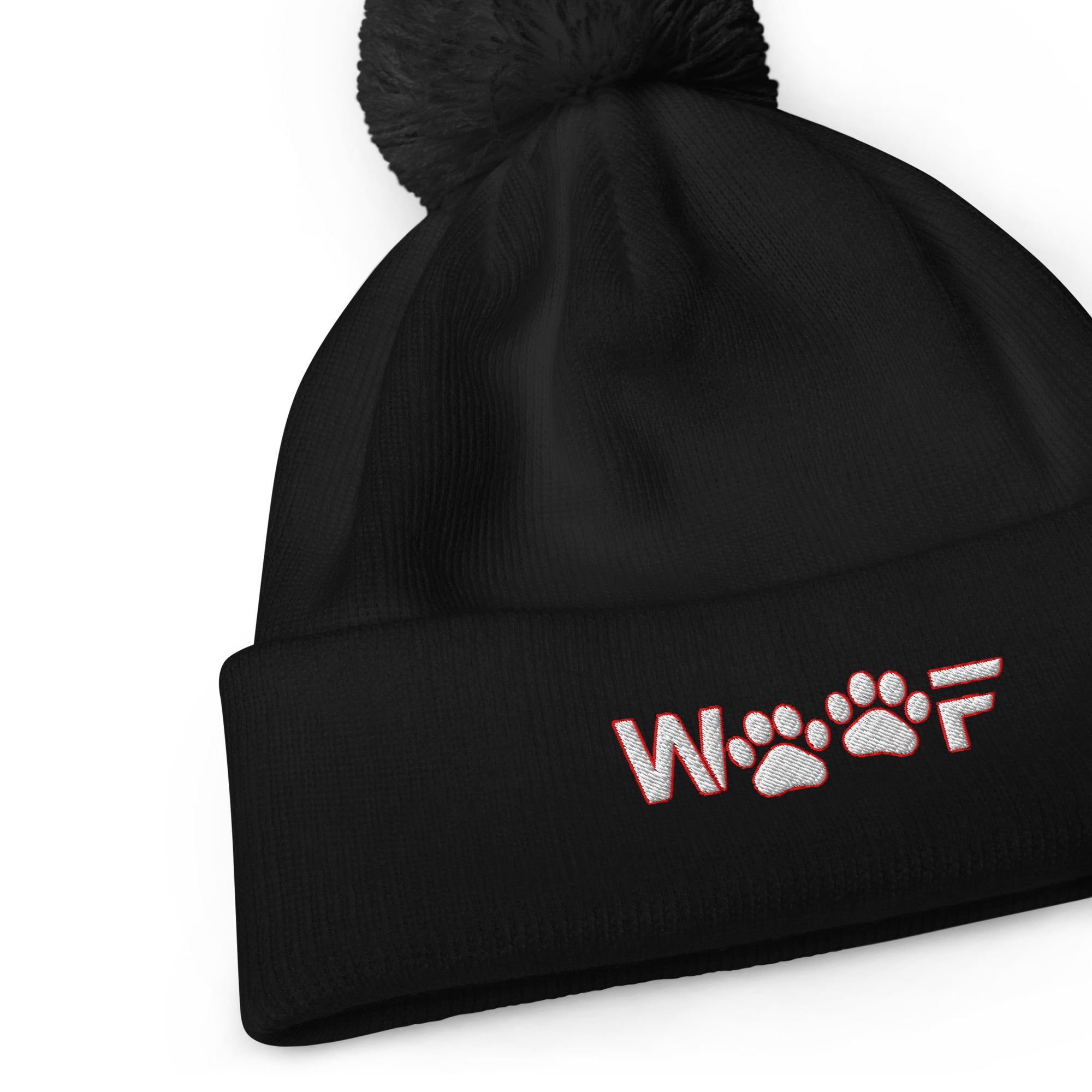 Woof / Pom-Pom Beanie / Customize