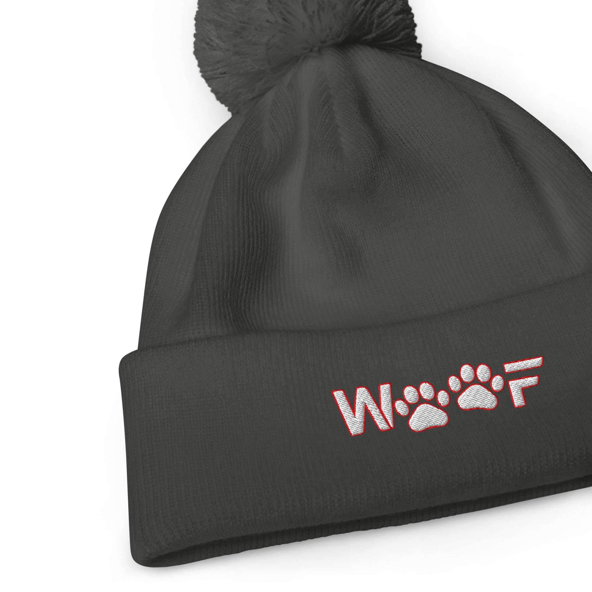Woof / Pom-Pom Beanie / Customize