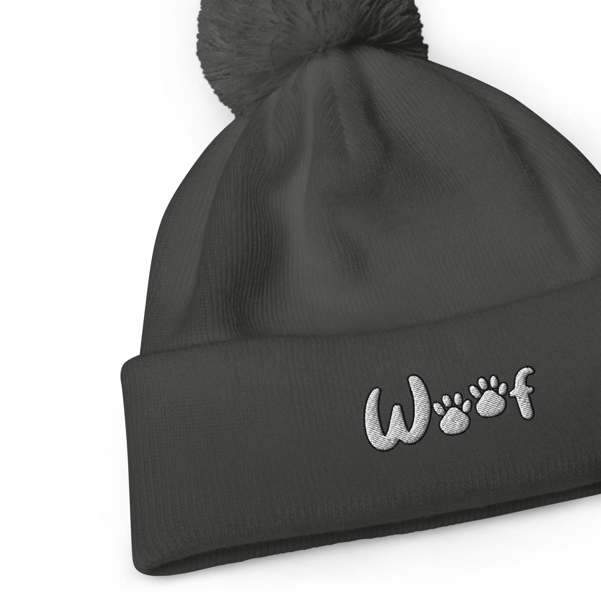 Woof / Pom-Pom Beanie