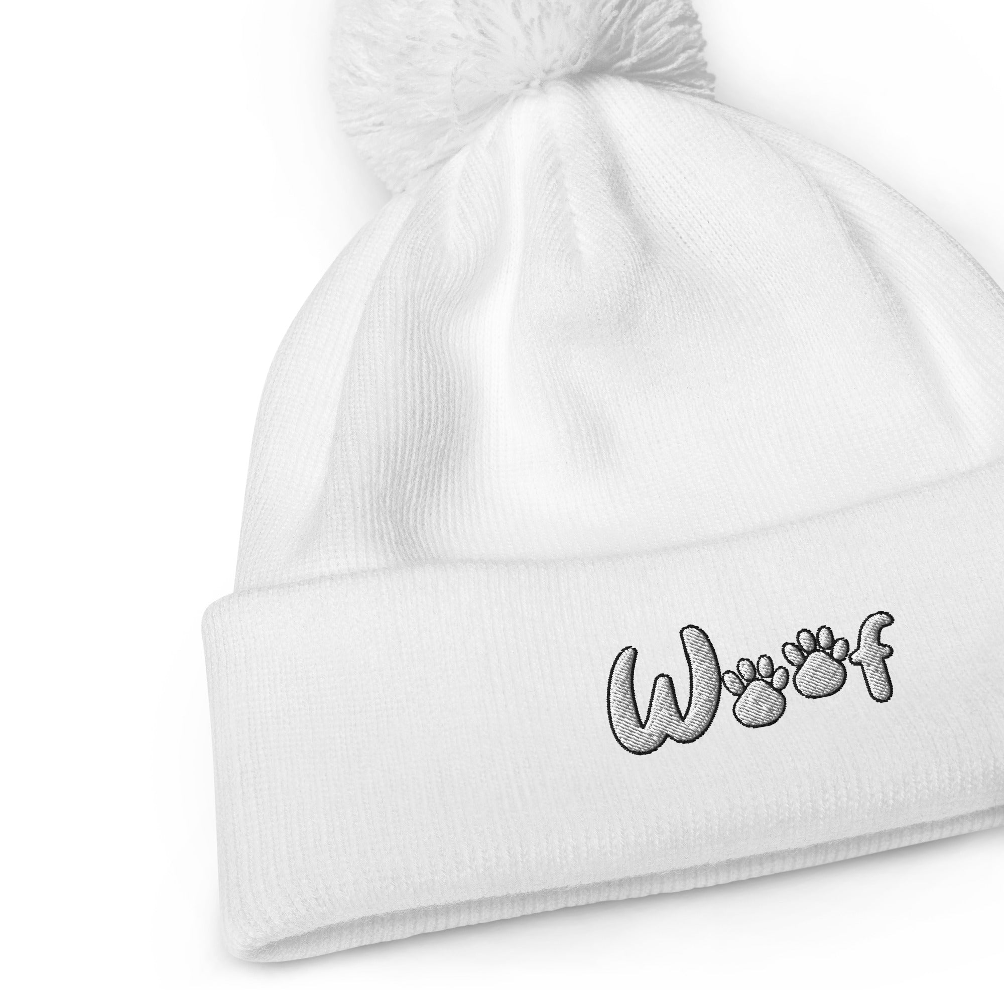 Woof / Pom-Pom Beanie