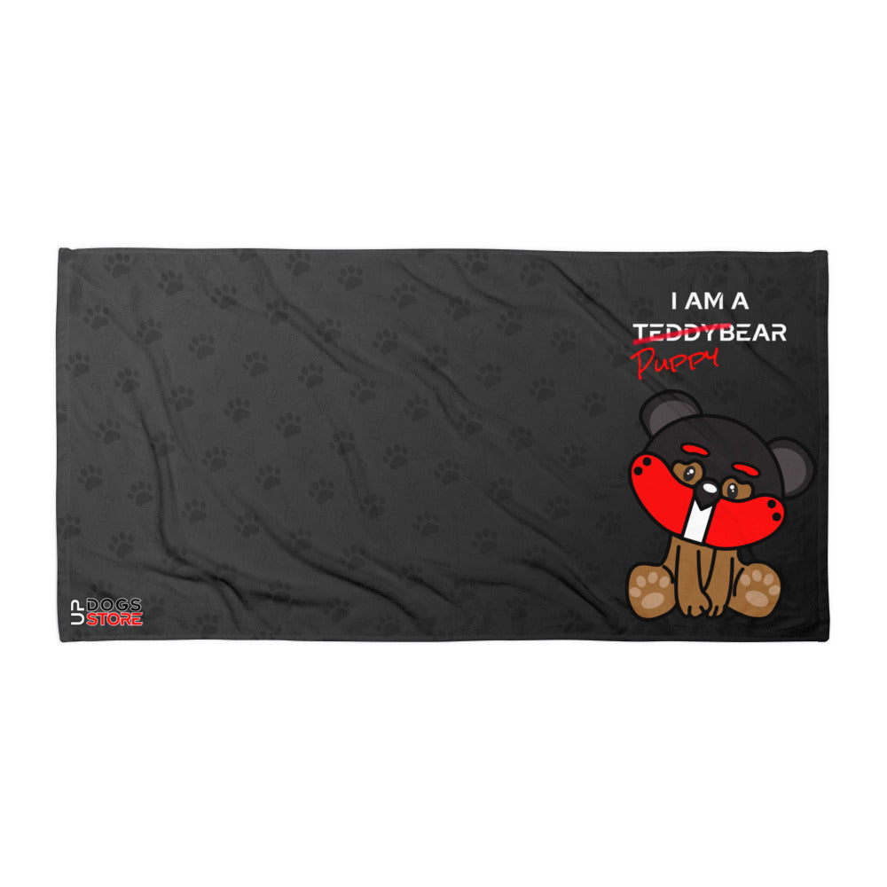 Ich bin ein PuppyBär / Bath Towel / Customize
