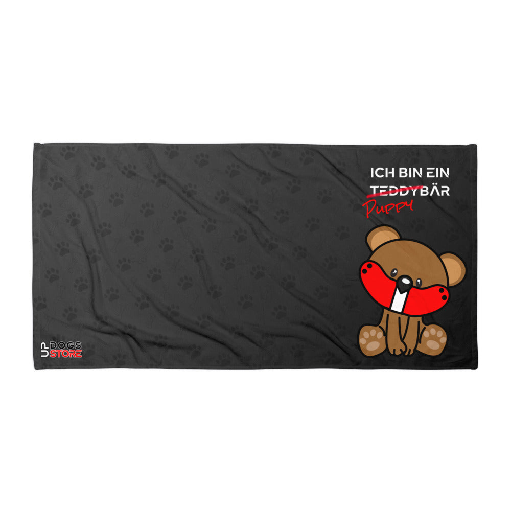 Ich bin ein PuppyBär / Bath Towel / Customize