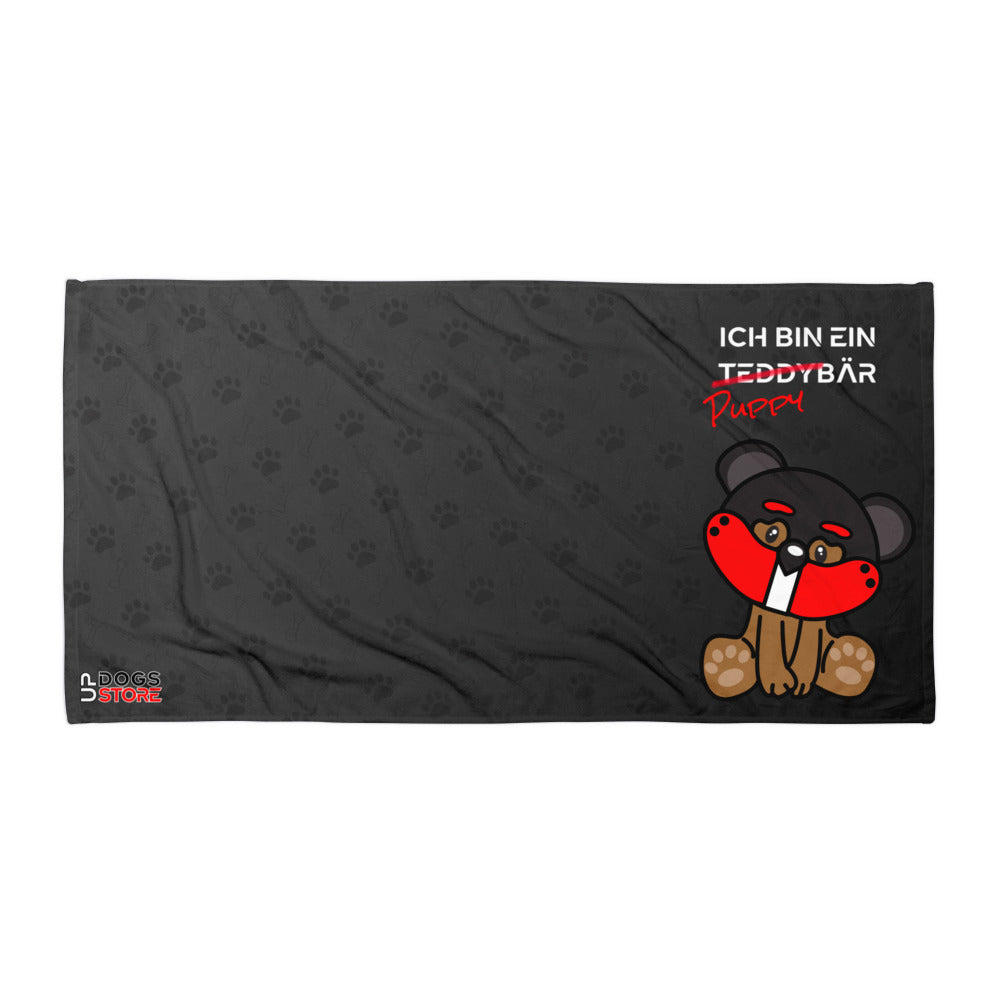 Ich bin ein PuppyBär / Bath Towel / Customize