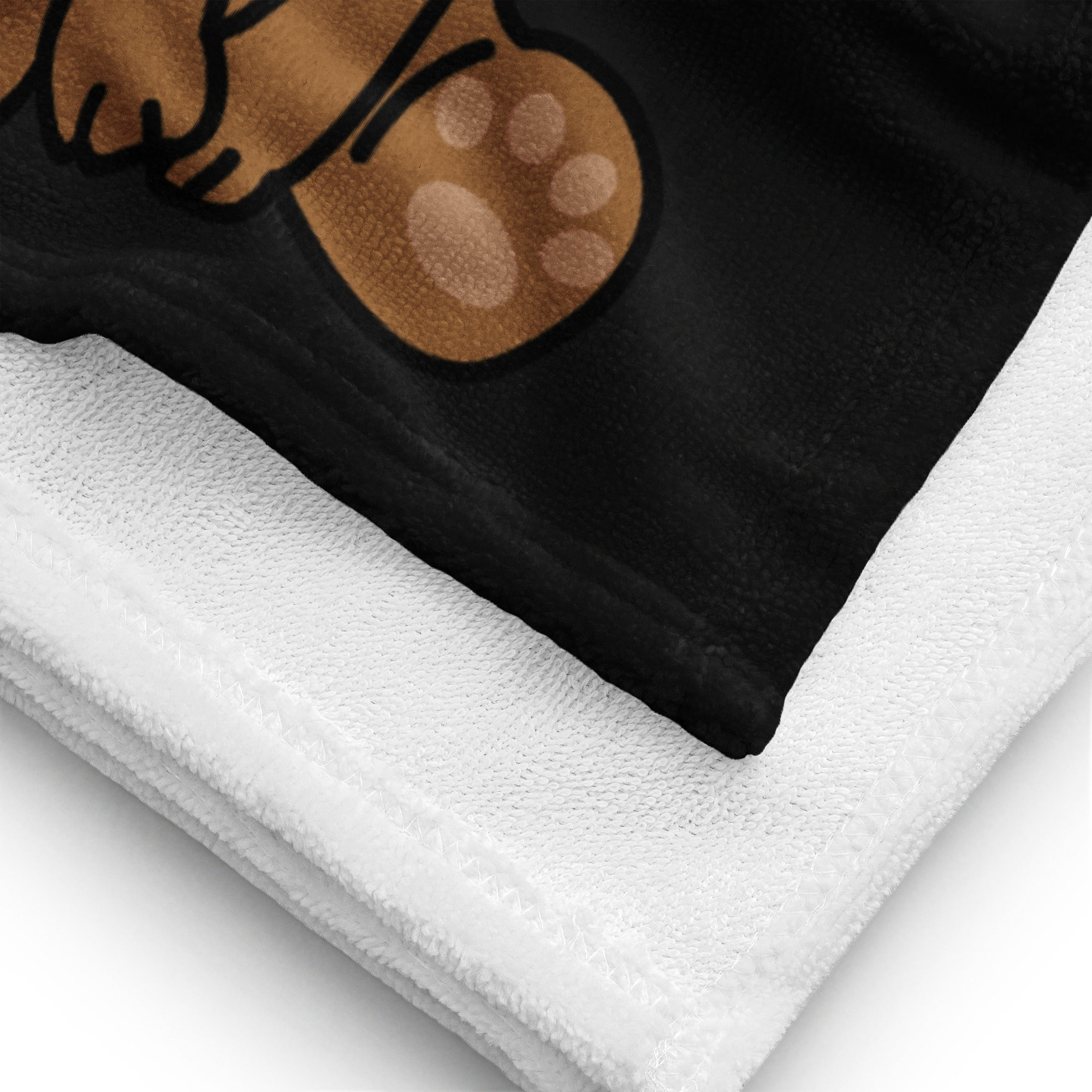 I am a PuppyBear / Bath Towel / Customize
