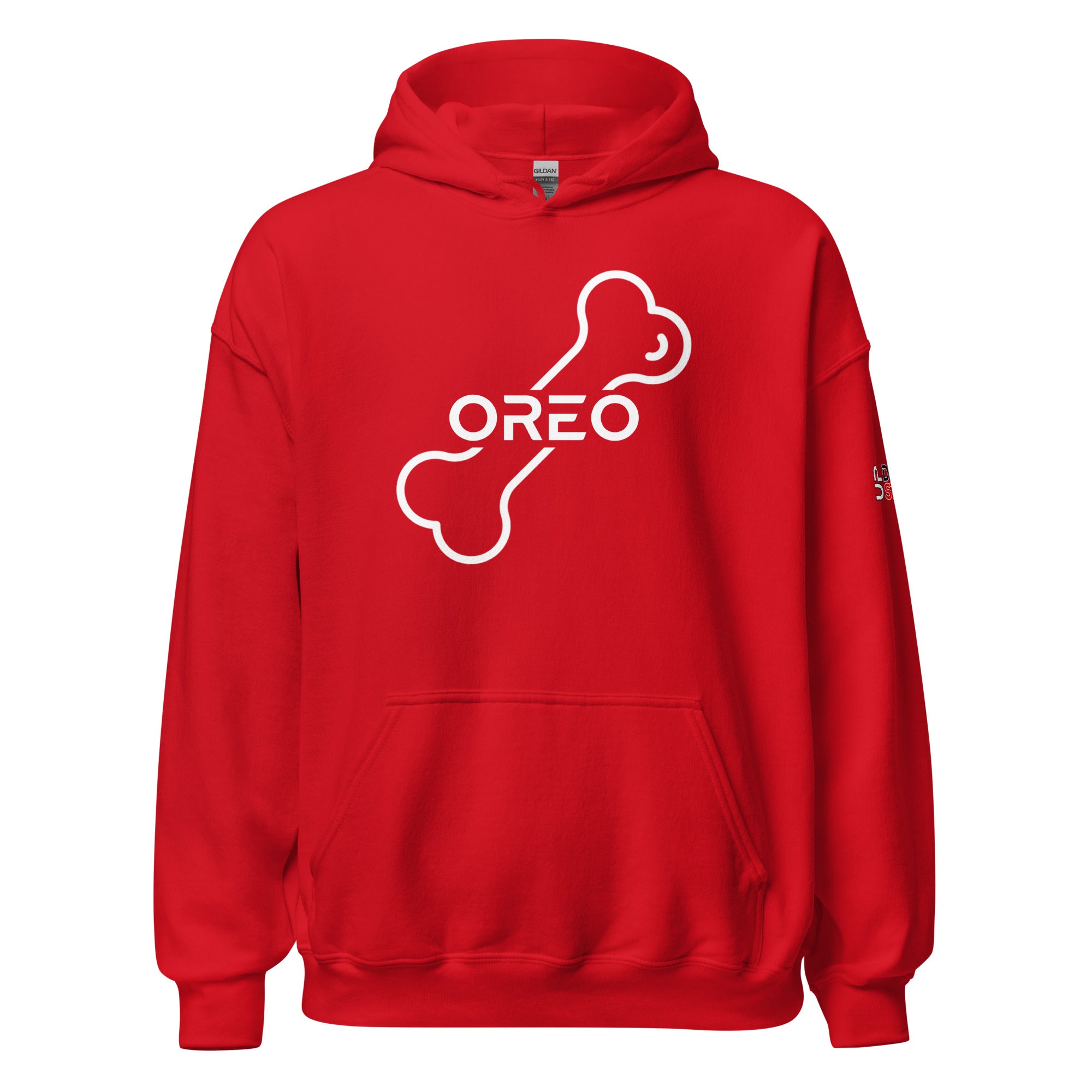 White Bone - Hoodie - Customize – Farbe: Rot