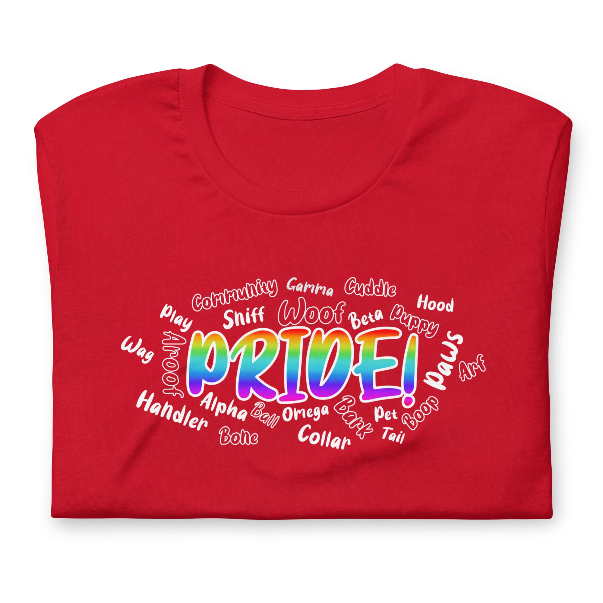 PRIDE! Woof Cloud - T-Shirt