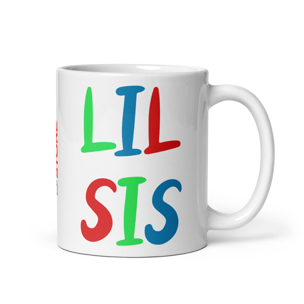 Lil Sis - Tasse - Customize – Farbe: Weiß, Größe: 11 oz