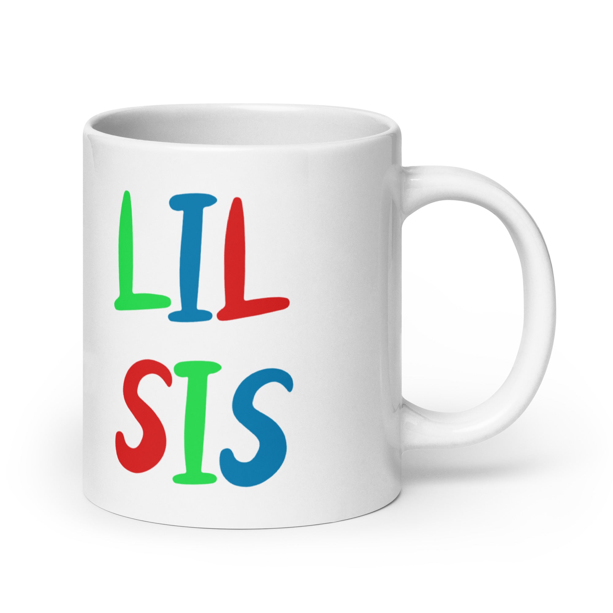 Lil Sis - Tasse - Customize – Farbe: Weiß, Größe: 20 oz