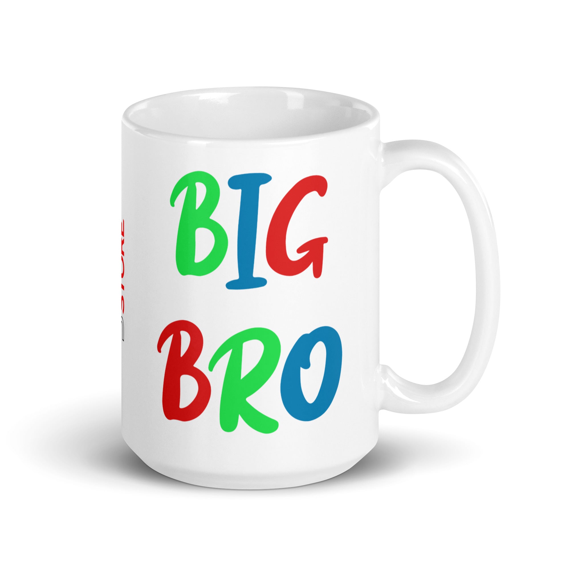 Big Bro - Tasse - Customize – Farbe: Weiß, Größe: 15 oz
