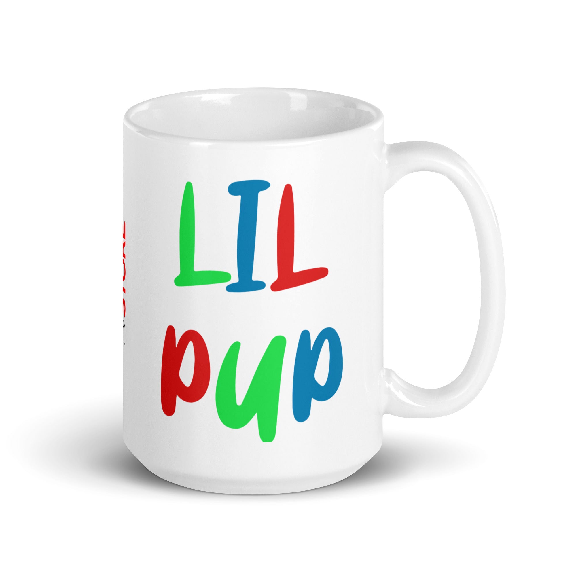 Lil Pup - Tasse - Customize – Farbe: Weiß, Größe: 15 oz