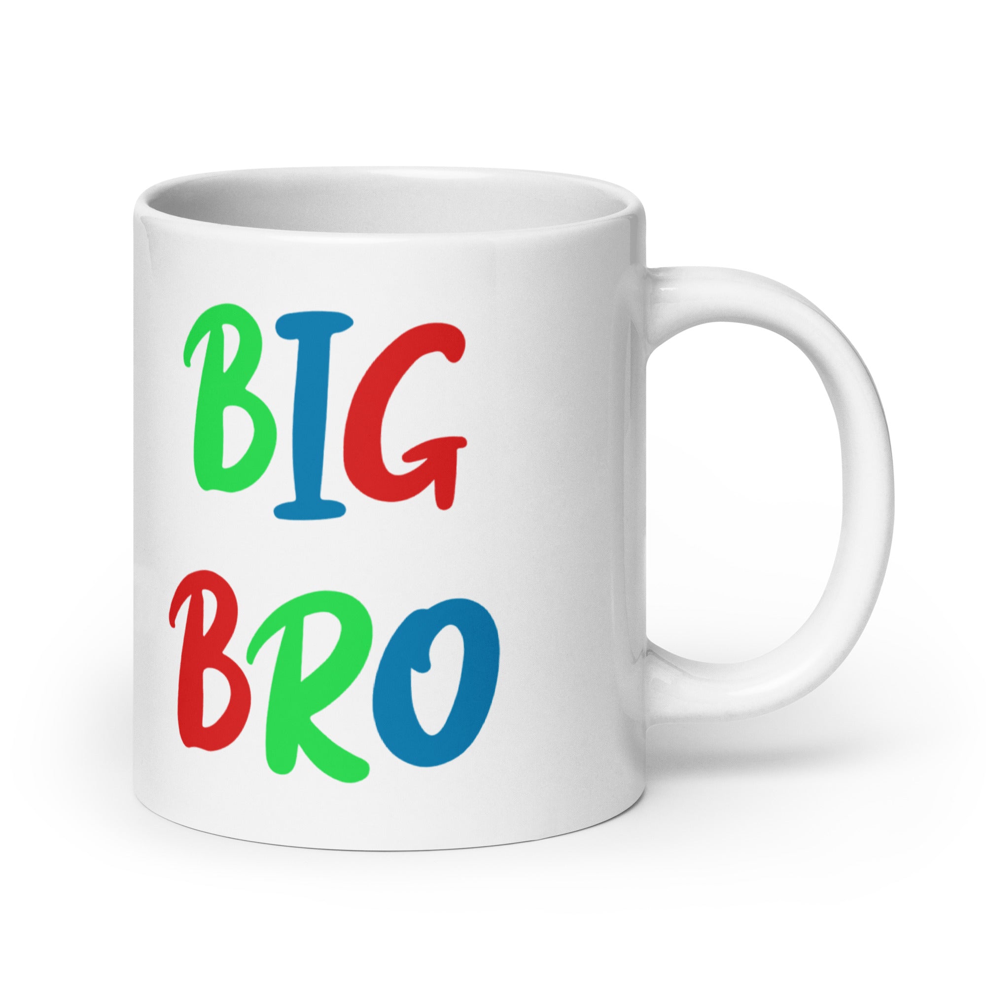 Big Bro - Tasse - Customize – Farbe: Weiß, Größe: 20 oz